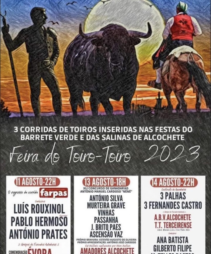 Alcochete_Feira Taurina do Toiro-Toiro_11-13-14Agosto2023